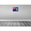 [LA-119639] Blechschild 30x40 cm Falklandinseln Retro Flagge Fahne Wappen Bild 2