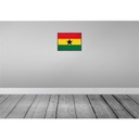 [LA-119649-H] Holzschild 30x40 cm Ghanas Retro Ghana Flagge Fahne Wappen Bild 2