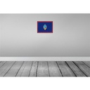 [LA-119654-H] Holzschild 30x40 cm Guams Retro Guam Flagge Fahne Wappen Bild 2