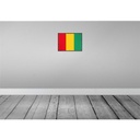 [LA-119657-H] Holzschild 30x40 cm Guineas Retro Guinea Flagge Fahne Wappen Bild 2
