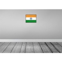 [LA-119666-H] Holzschild 30x40 cm Indiens Retro India Flagge Fahne Wappen Bild 2