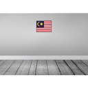 [LA-119695-H] Holzschild 30x40 cm Malaysias Retro Malaysia Flagge Abenteuer Reisen Bild 2