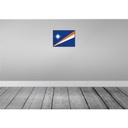 [LA-119700] Blechschild 30x40 cm Marshallinseln Retro Flagge Fahne Wappen Bild 2