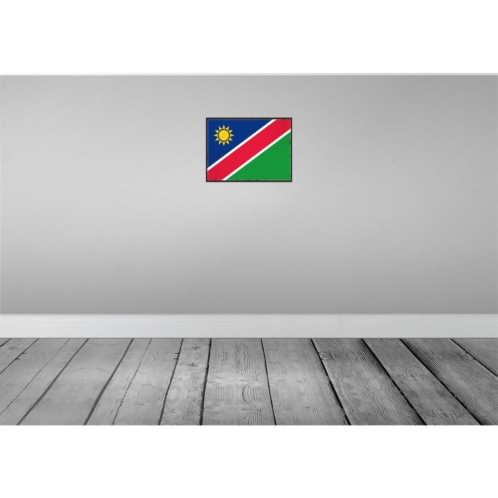 [LA-119712] Blechschild 30x40 cm Namibias Retro Namibia Flagge Fahne Wappen Bild 2