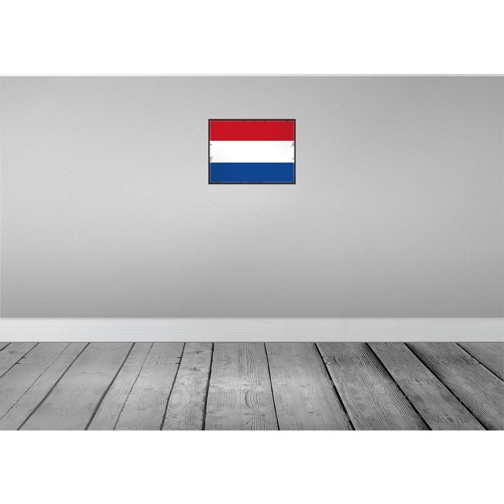 [LA-119715] Blechschild 30x40 cm Niederlande Retro Netherlands Flagge Fahne Wappen Bild 2