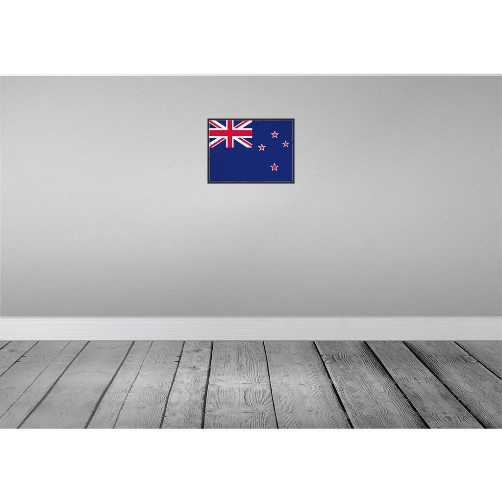 [LA-119717-H] Holzschild 30x40 cm Neuseelands Retro New Zealand Flagge Fahne Wappen Bild 2