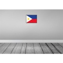 [LA-119734-H] Holzschild 30x40 cm Philippinen Retro Philippines Flagge Fahne Wappen Bild 2