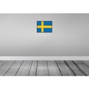 [LA-119767] Blechschild 30x40 cm Schwedens Retro Sweden Flagge Fahne Wappen Bild 2