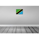 [LA-119772] Blechschild 30x40 cm Tansanias Retro Tanzania Flagge Fahne Wappen Bild 2