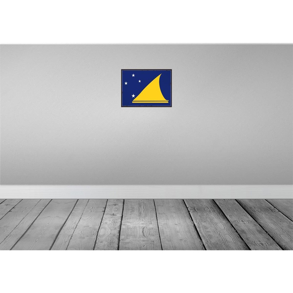 [LA-119777-H] Holzschild 30x40 cm Tokelaus Retro Tokelau Flagge Fahne Wappen Bild 2