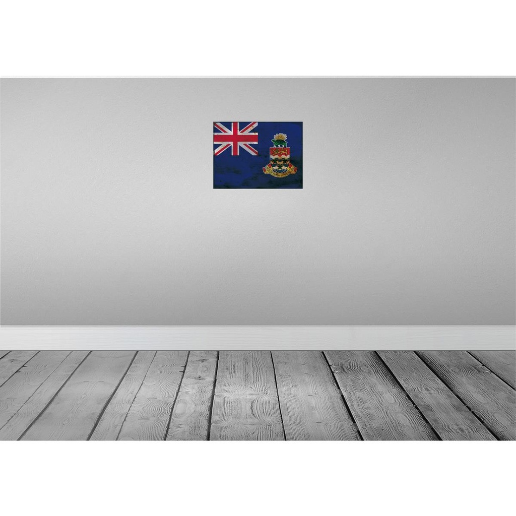 [LA-119837] Blechschild 30x40 cm Cayman Islands Flagge Fahne Wappen Bild 2