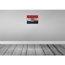 [LA-119849-H] Holzschild 30x40 cm Kroatien Croatia Flagge Fahne Wappen Bild 2