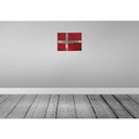 [LA-119854] Blechschild 30x40 cm Dänemark Denmark Flagge Fahne Wappen Bild 2