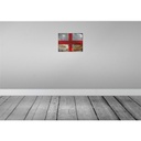 [LA-119862] Blechschild 30x40 cm England Flagge Fahne Wappen Bild 2