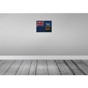 [LA-119867] Blechschild 30x40 cm Falklandinseln Flagge Fahne Wappen Bild 2