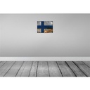 [LA-119870-H] Holzschild 30x40 cm Finnland Finland Flagge Fahne Wappen Bild 2