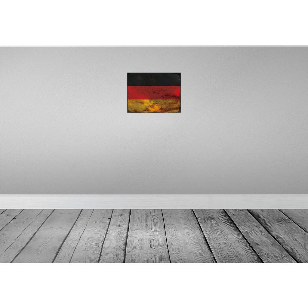 [LA-119876] Blechschild 30x40 cm Deutschland Germany Flagge Fahne Wappen Bild 2