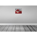 [LA-119880-H] Holzschild 30x40 cm Grönland Greenland Flagge Fahne Wappen Bild 2