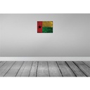[LA-119886] Blechschild 30x40 cm Guinea-Bissau Guinea Flagge Fahne Wappen Bild 2