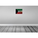 [LA-119909-H] Holzschild 30x40 cm Kuwait Flagge Fahne Wappen Bild 2