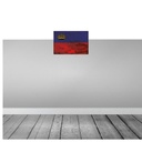[LA-119917-H] Holzschild 30x40 cm Liechtenstein Flagge Fahne Wappen Bild 2