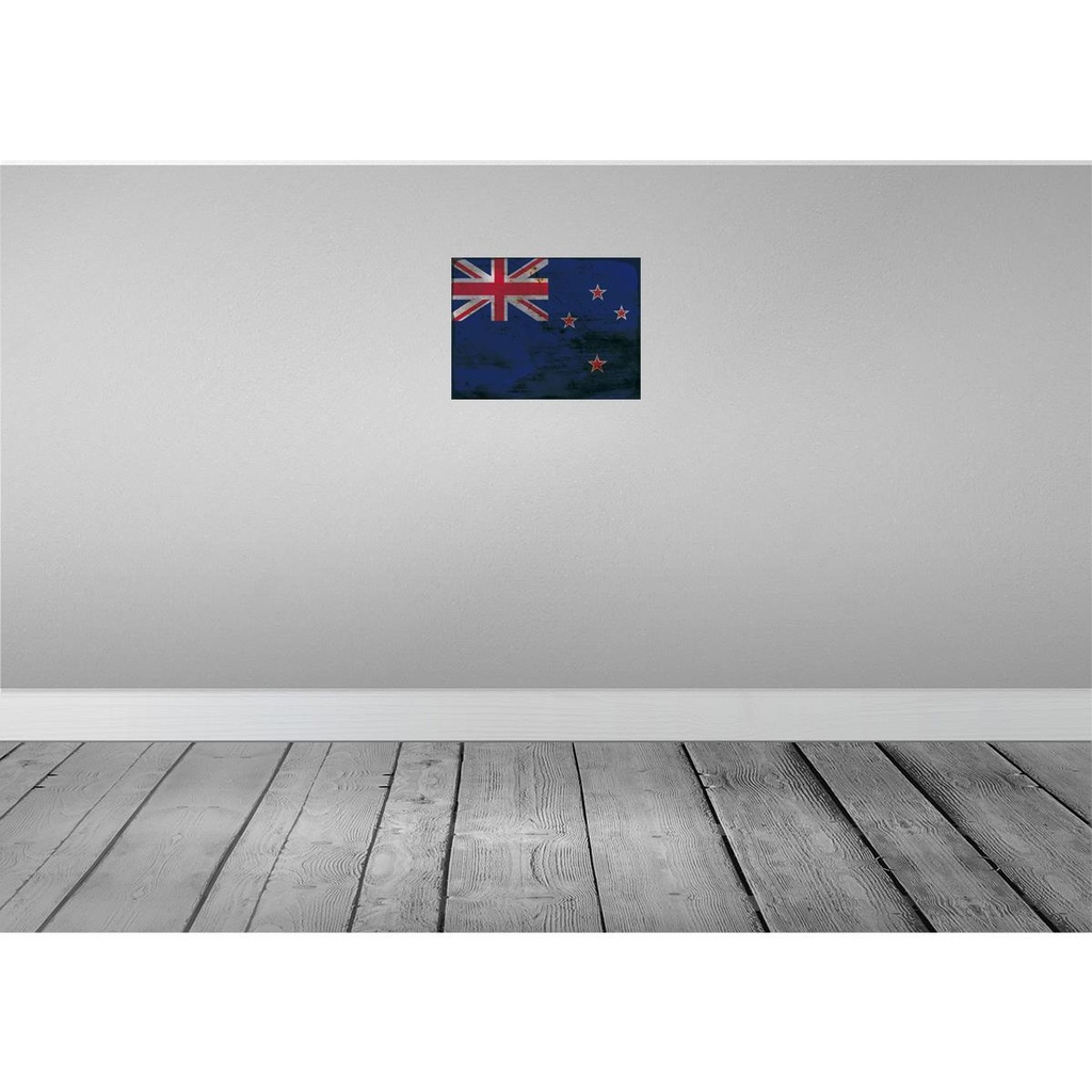 [LA-119945] Blechschild 30x40 cm Neuseeland New Zealand Flagge Fahne Wappen Bild 2