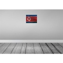 [LA-119953-H] Holzschild 30x40 cm Nordkorea North Korea Flagge Fahne Wappen Bild 2