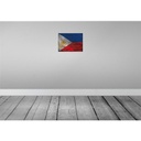 [LA-119962] Blechschild 30x40 cm Philippinen Philippines Flagge Fahne Wappen Bild 2