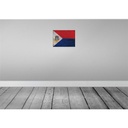 [LA-119983] Blechschild 30x40 cm Sint Maarten Fahne Wappen Abenteuer Reisen Straße Stadt Urlaub Flagge Bild 2