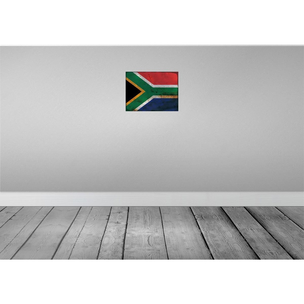 [LA-119988-H] Holzschild 30x40 cm Südafrika South Africa Flagge Fahne Wappen Bild 2