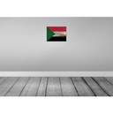 [LA-119992] Blechschild 30x40 cm Sudan Flagge Fahne Wappen Bild 2