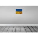 [LA-120013] Blechschild 30x40 cm Ukraine Flagge Fahne Wappen Bild 2