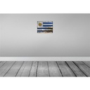 [LA-120016-H] Holzschild 30x40 cm Uruguay Flagge Fahne Wappen Bild 2