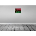 [LA-120019] Blechschild 30x40 cm Vanuatu Flagge Fahne Wappen Bild 2