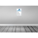 [LA-120060] Blechschild 40x30 cm Pool Rules No glass diving Warnschild Hinweisschild Sicherheit Vorsicht Bild 2