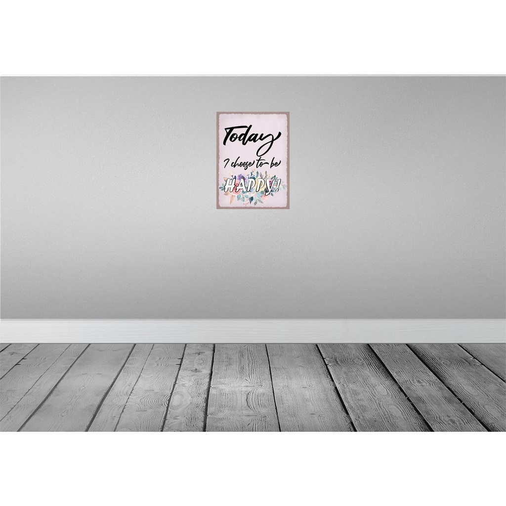 [LA-120065-H] Holzschild 40x30 cm Today i choose to be Happy Dekoration Bild 2