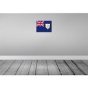 [LA-120073] Blechschild 30x40 cm Anguilla Flagge Fahne Wappen Bild 2