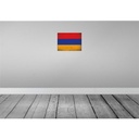 [LA-120076-H] Holzschild 30x40 cm Armenien Armenia Flagge Fahne Wappen Bild 2
