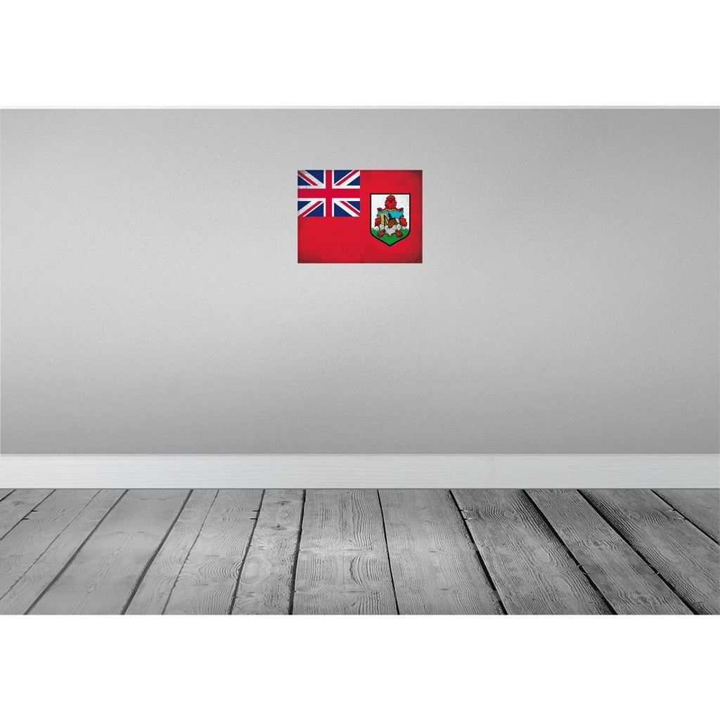 [LA-120087-H] Holzschild 30x40 cm Bermuda Flagge Fahne Wappen Bild 2