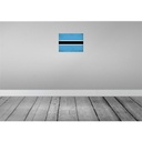 [LA-120091] Blechschild 30x40 cm Botswana Flagge Fahne Wappen Bild 2