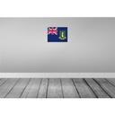 [LA-120093-H] Holzschild 30x40 cm Britische Jungferninseln Flagge Fahne Wappen Bild 2