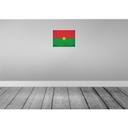 [LA-120096-H] Holzschild 30x40 cm Burkina Faso Flagge Fahne Wappen Bild 2