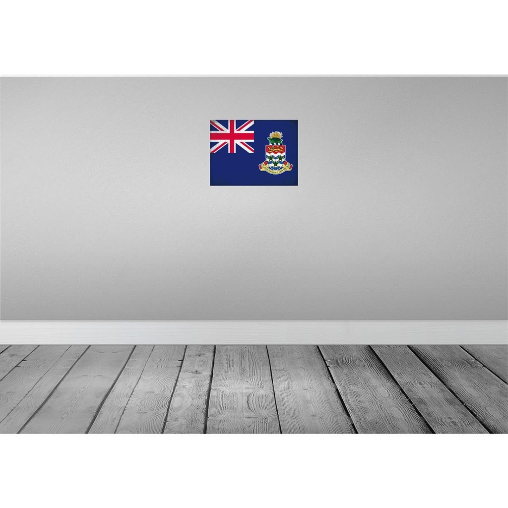 [LA-120102] Blechschild 30x40 cm Cayman Islands Flagge Fahne Wappen Bild 2