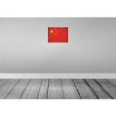 [LA-120106-H] Holzschild 30x40 cm China Flagge Fahne Wappen Bild 2