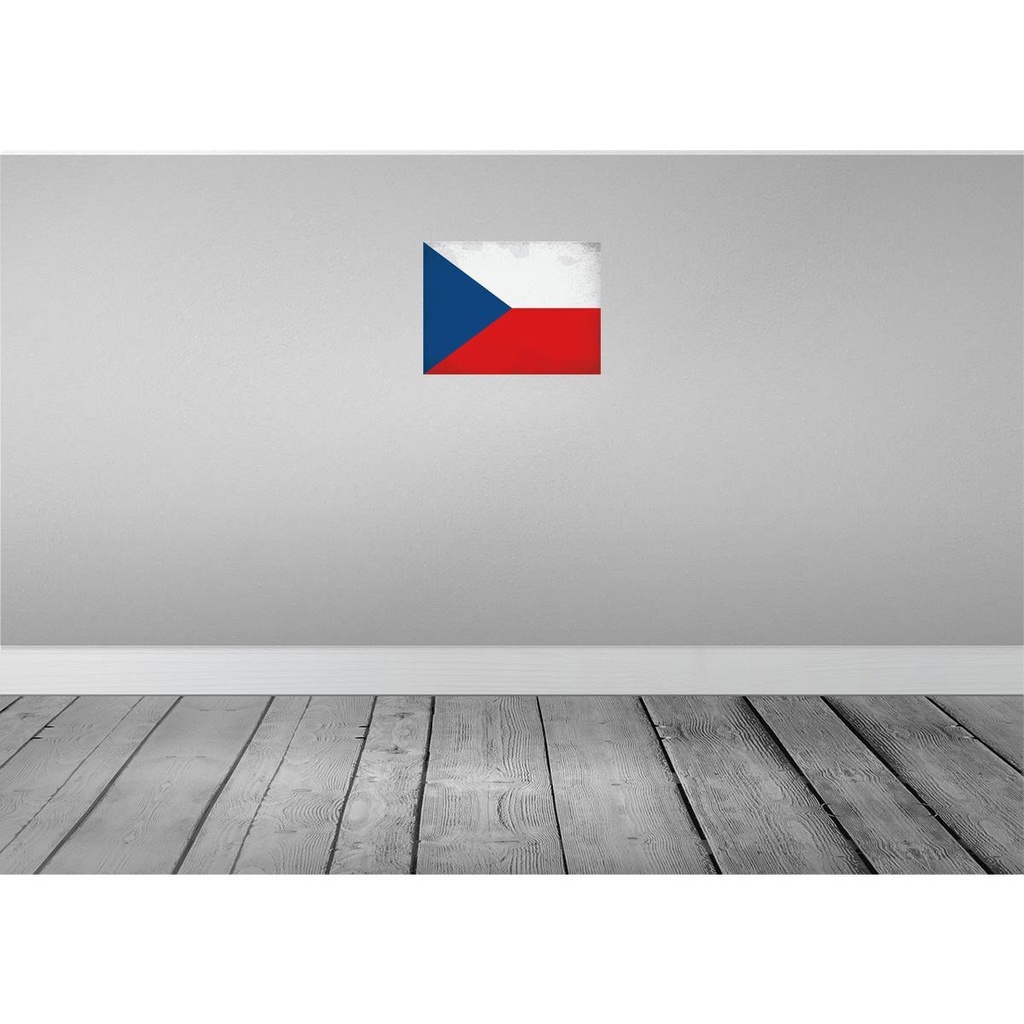 [LA-120117-H] Holzschild 30x40 cm Tschechien Czech Republic Vintag Flagge Fahne Wappen Bild 2