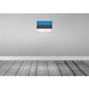 [LA-120130-H] Holzschild 30x40 cm Estland Estonia Flagge Fahne Wappen Bild 2