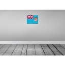 [LA-120134-H] Holzschild 30x40 cm Fidschi Fiji Flagge Fahne Wappen Bild 2