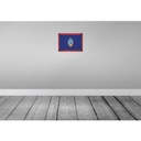 [LA-120147-H] Holzschild 30x40 cm Guam Flagge Fahne Wappen Bild 2