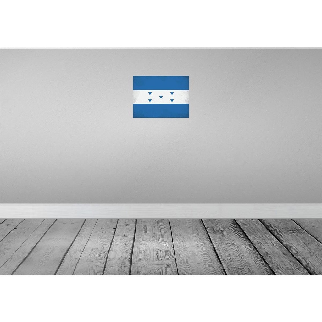 [LA-120155-H] Holzschild 30x40 cm Hondura Honduras Flagge Fahne Wappen Bild 2
