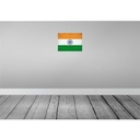 [LA-120159-H] Holzschild 30x40 cm Indien India Flagge Fahne Wappen Bild 2